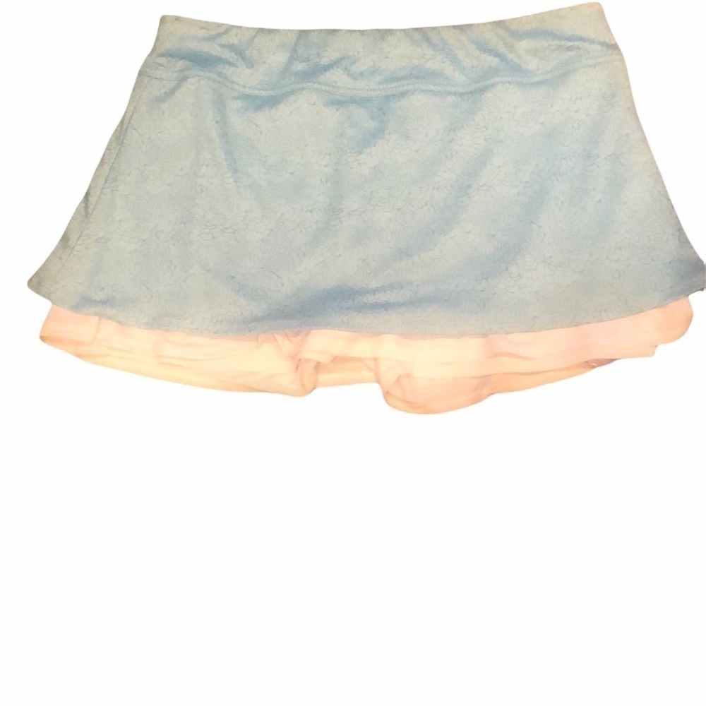 PGA Tour Women’s Dri- Fit Blue and White Golf Shorts/ Skorts Size XL